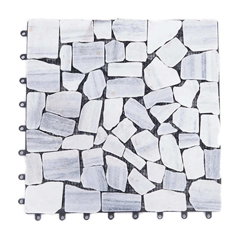 DIY Marble Stone Floor Tile Durable Garden Patio Balcony Outdoor Decoration Interlocking Deck Tile