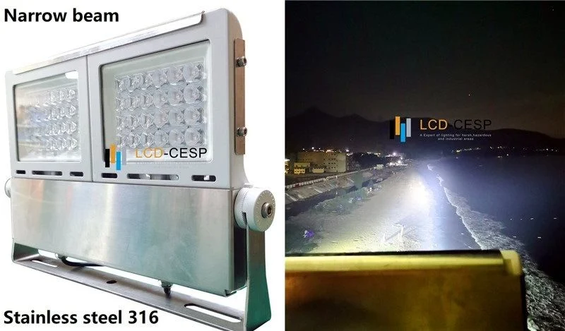 LED Lighting 100W 4000K Marine Fishing Boat Lamps 220V Floodlight