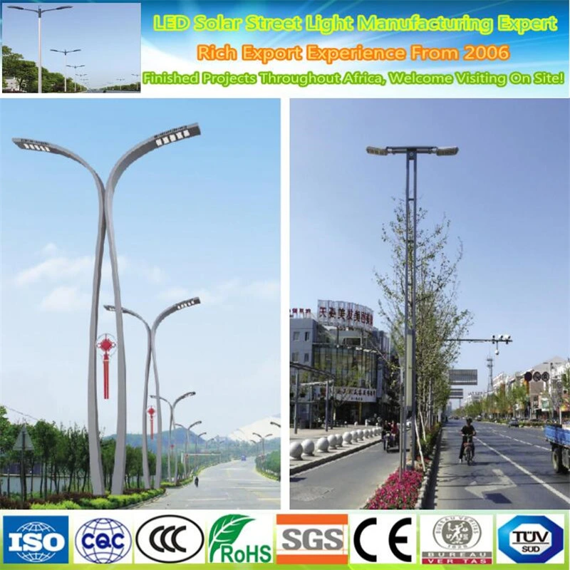 Conical Single Bracket Street Light Poles with Powder Coating