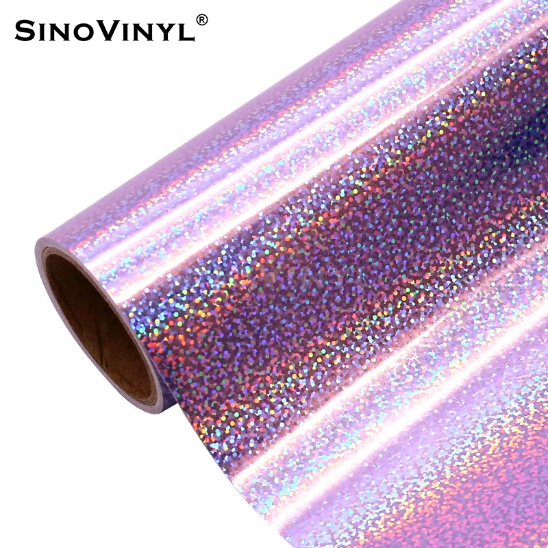 SINOVINYL оптовые цены голографических сияние вокруг точек DIY Craft графические пленки по цвету наклейки Cricut режущий плоттер самоклеющиеся виниловые листы