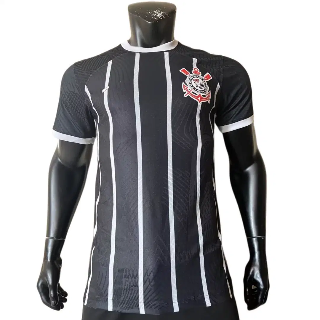 Corinthiens à la maison Version du lecteur de vêtements de formation du Club de soccer Jersey