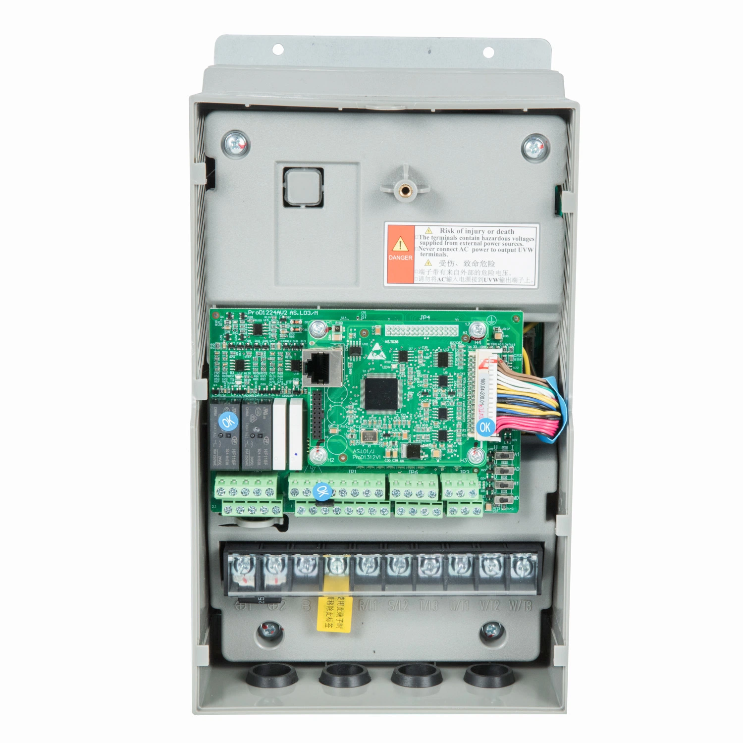 Convertidor de frecuencia de tres fases de 380V de entrada y salida de 0,75 kW a 630kW de Frecuencia Variable VFD