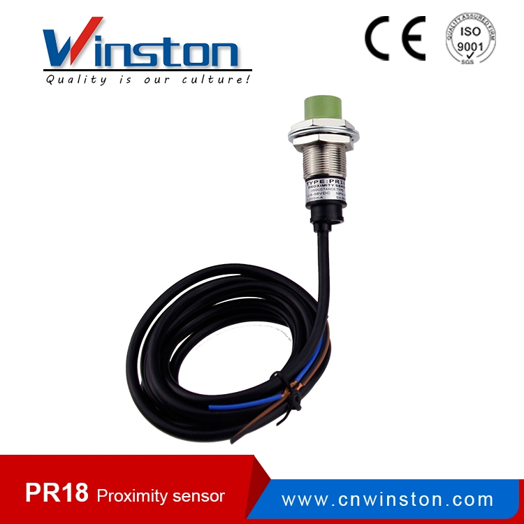 Pr08 Pr12 Pr18 Pr30 PNP NPN NC No Sensor de proximidad de la inductancia de metal resistente al agua de contacto