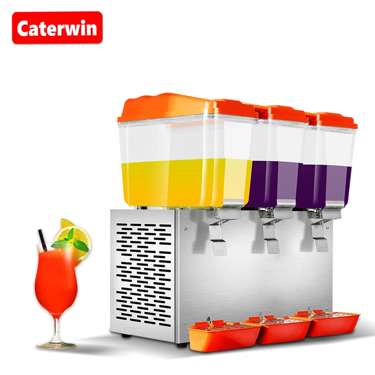 Caterwin Best Selling commercial Beverage buffet jus Container 3 Tank Distributeur d'eau pour le jus de thé et la bière