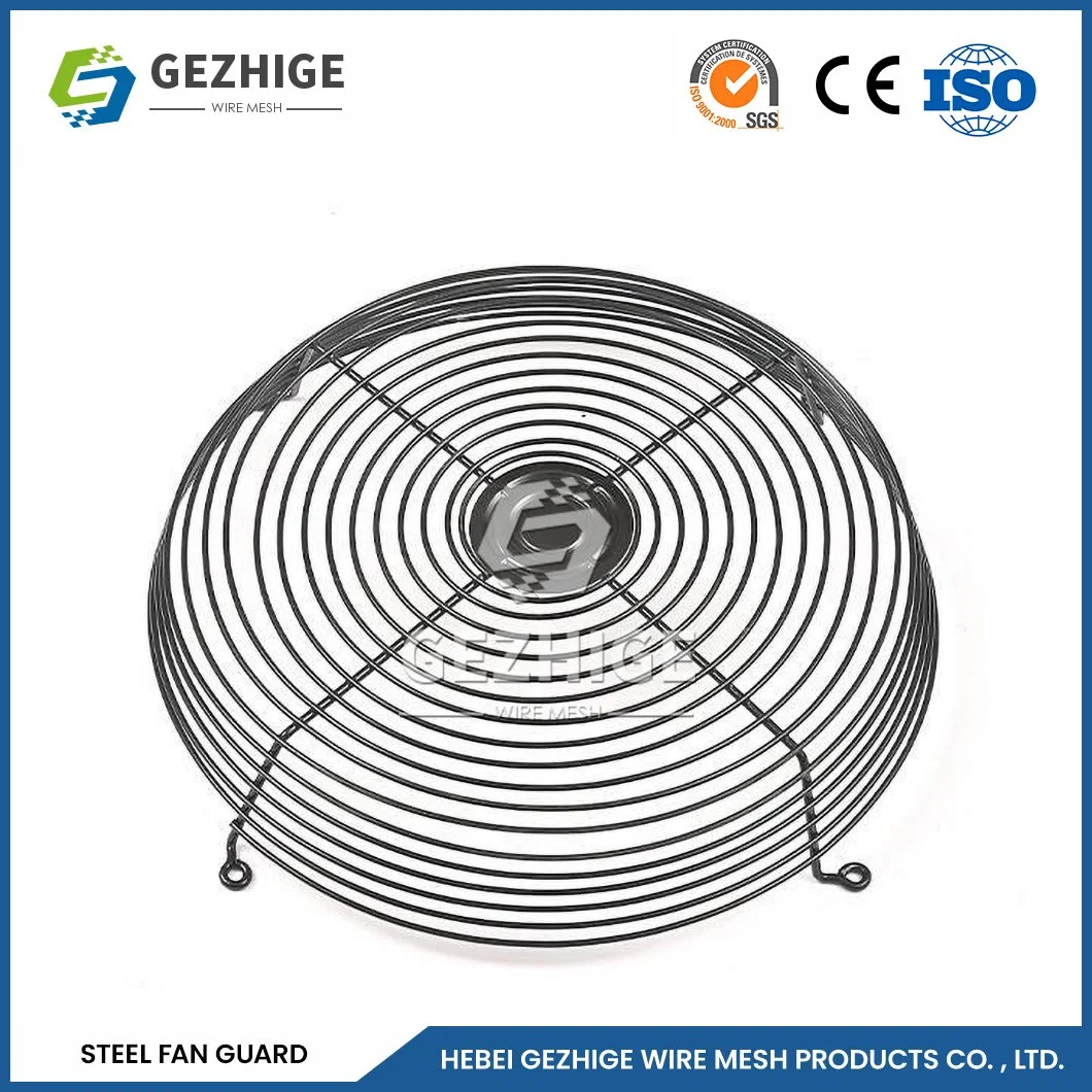 Gezhige Stainless Steel Fan Grill Guard Manufacturers OEM Customized Industrial Fan Cover China 60mm Diameter Wall Fan Guard