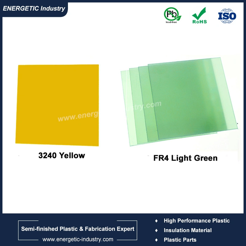 Material isolante 3240 tecido FR4 fibra vidro resina isolamento epóxi Folha