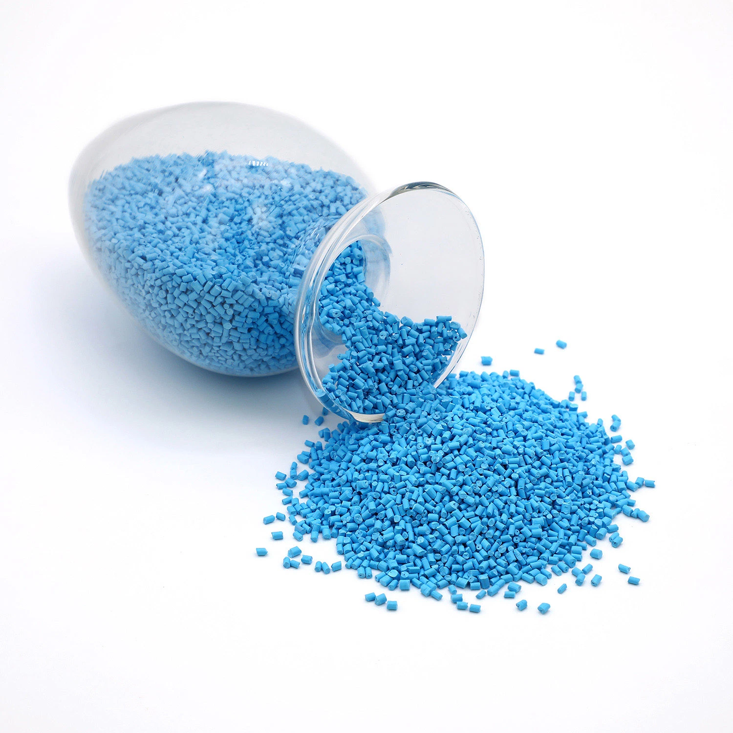 Light Blue Series ASA/ABS/PP Plastic Pigment Granule Masterbatch for Molding