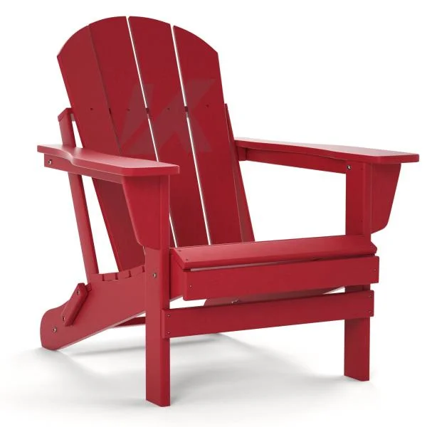 Cadeira dobrável de plástico HDPE com Adirondack