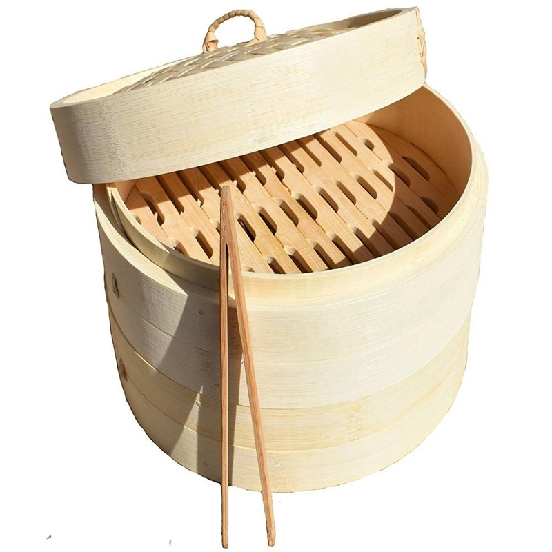 China Made 100% Natural Best Selling Small Bamboo Steamer Basket