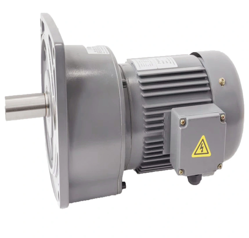 Inline Shaft G3 Helical Gear Reducer AC Geared Motor for Conveyor Transmission