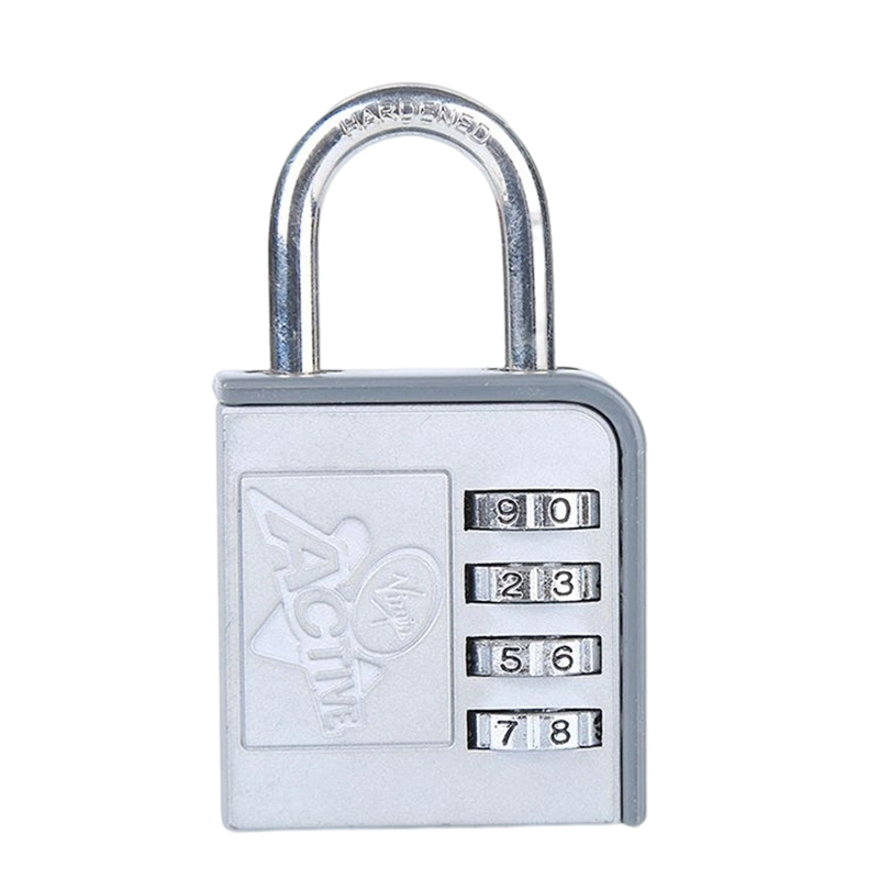 OEM 4 Digit Combination Lock Resettable Waterproof Padlock Outdoor Key Padlock with Hardened Shackle for School Gym Door Locker Gate