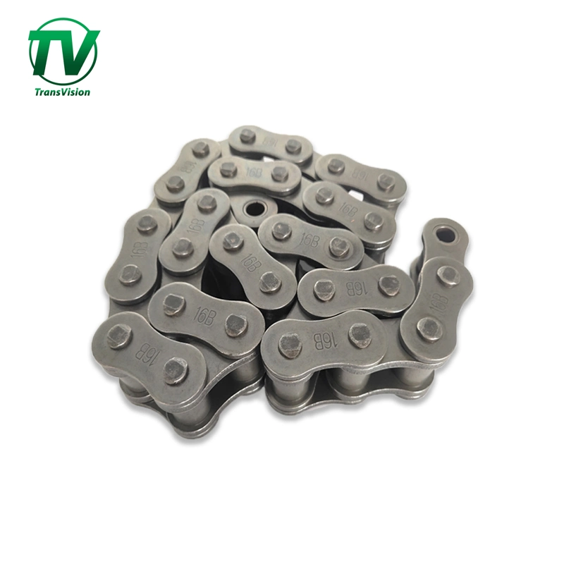 Hollow Pin Stainless Steel Roller Chain with Straight Side Plate Transmission