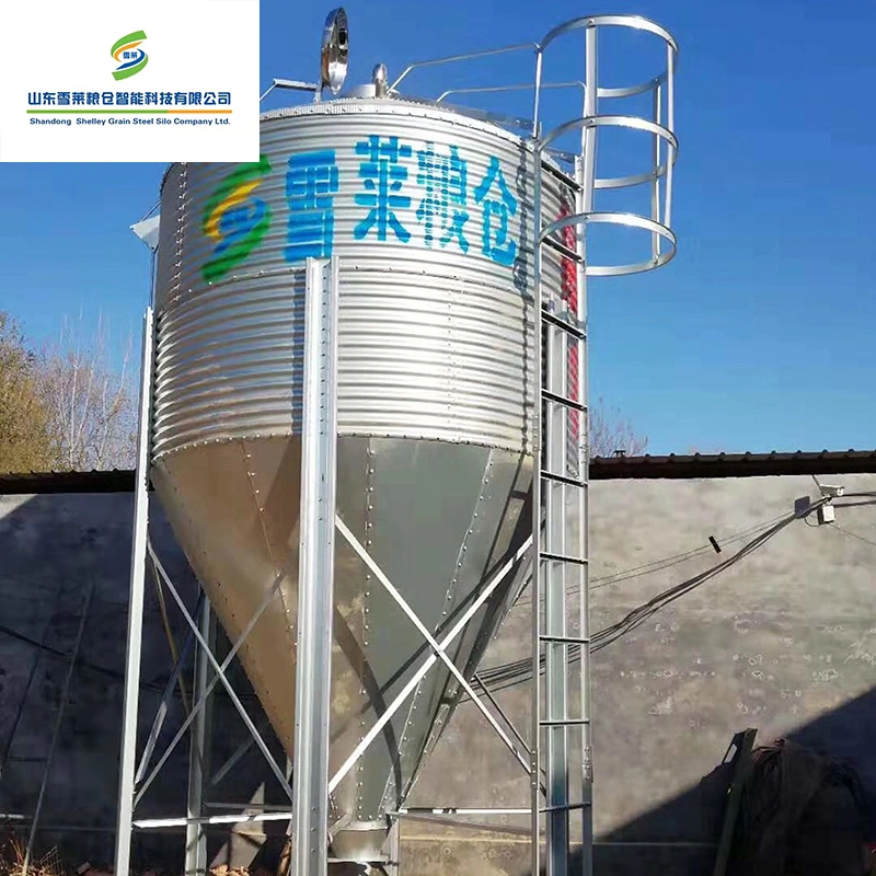 Shelley Chicken Feed Silo China Feed Supply Silo Supplier Special Hot Selling Hot DIP Galvanized Small Grain Silos Farm Feed Silos