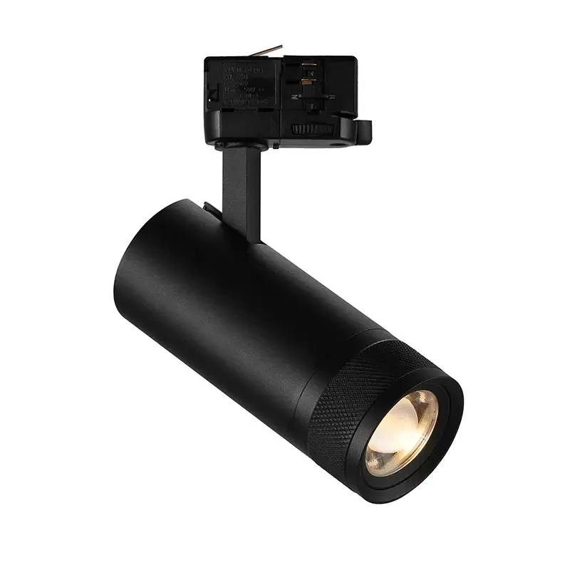 Alto brillo ajustable de 30W LED Spot cabezal movible de la luz de la vía para la tienda