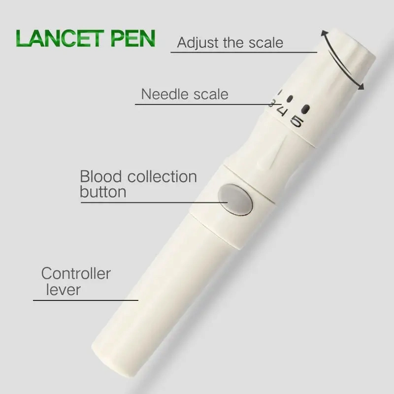 Intelligent eletrônico digital portátil de glicose no sangue os equipamentos de teste Diabetes medidor de glicose para casa ou hospitais