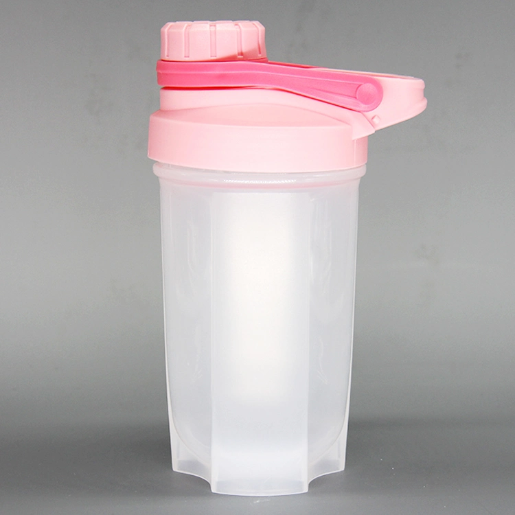 Free Sample Fitness 500ml 700ml Plastic Water Bottle Gym Bottle Shaker