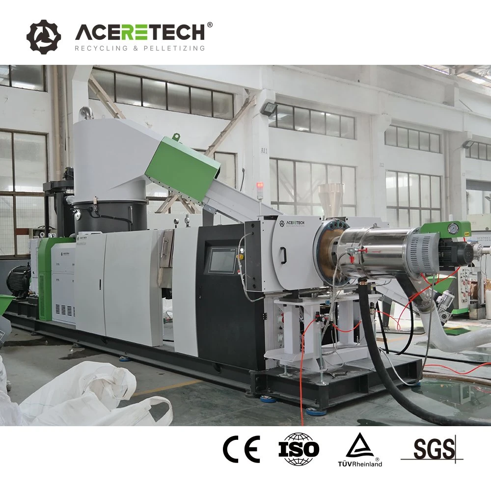 Aceretech Economic China PVB Flakes Recycle Plastic Pelletizer Machine