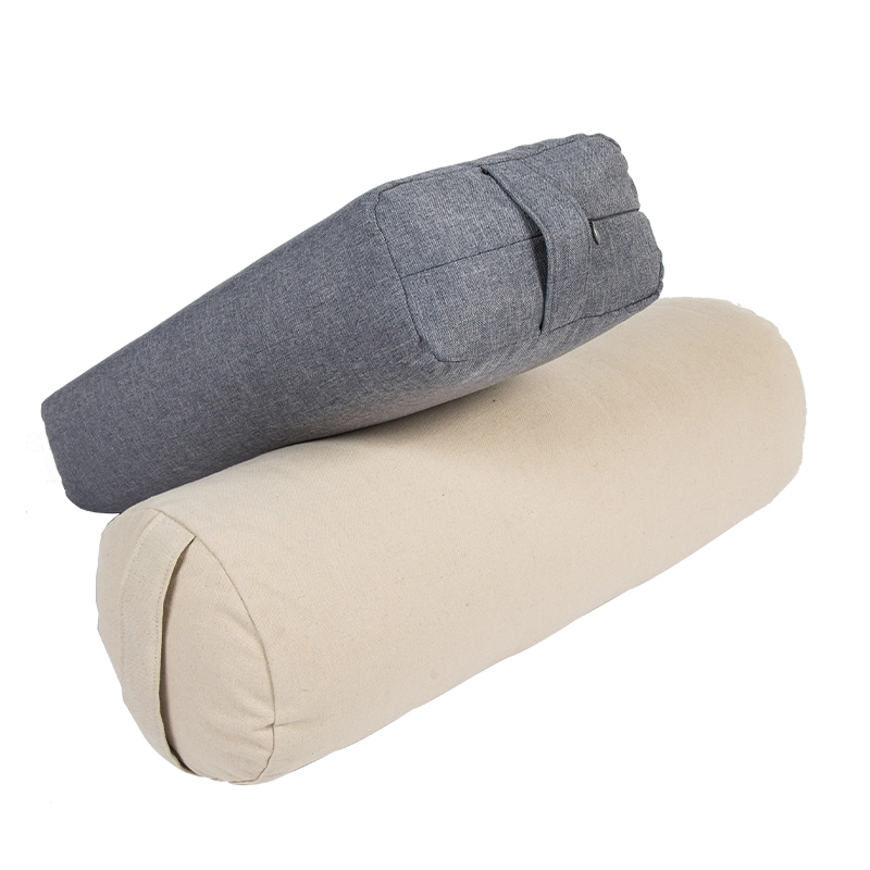 Eco High Quality Extra Large Organic Cotton Yoga Bolster for Restorative