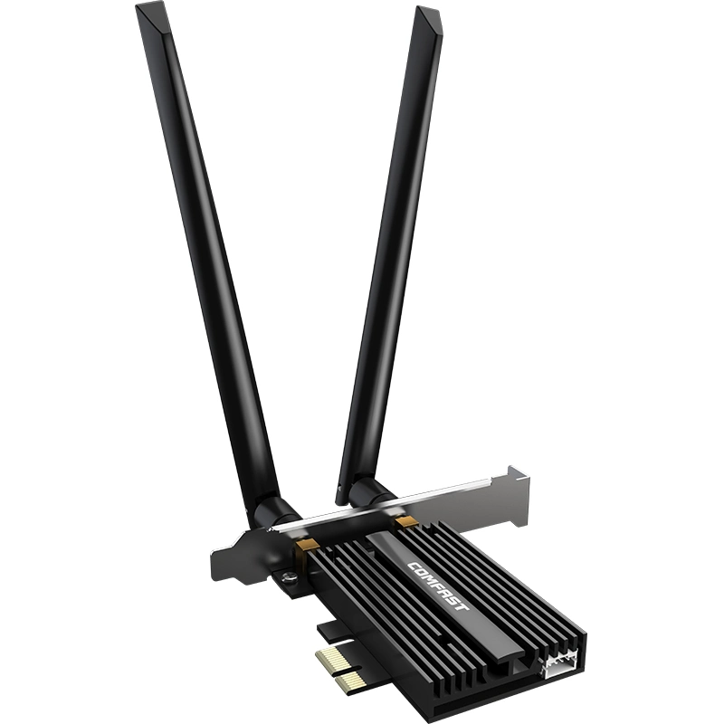 Fc-AX210 PRO nouveau WiFi Pcie de 6e carte de réseau local WiFi Bluetooth5.2 tribande 5374Mbits/s PCI-E de la carte sans fil carte réseau WiFi