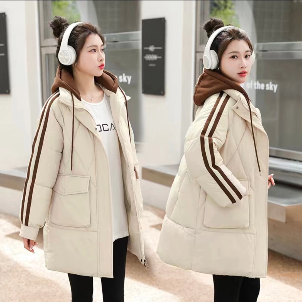 Fashionable Ladies' Warm Winter Parka Coats