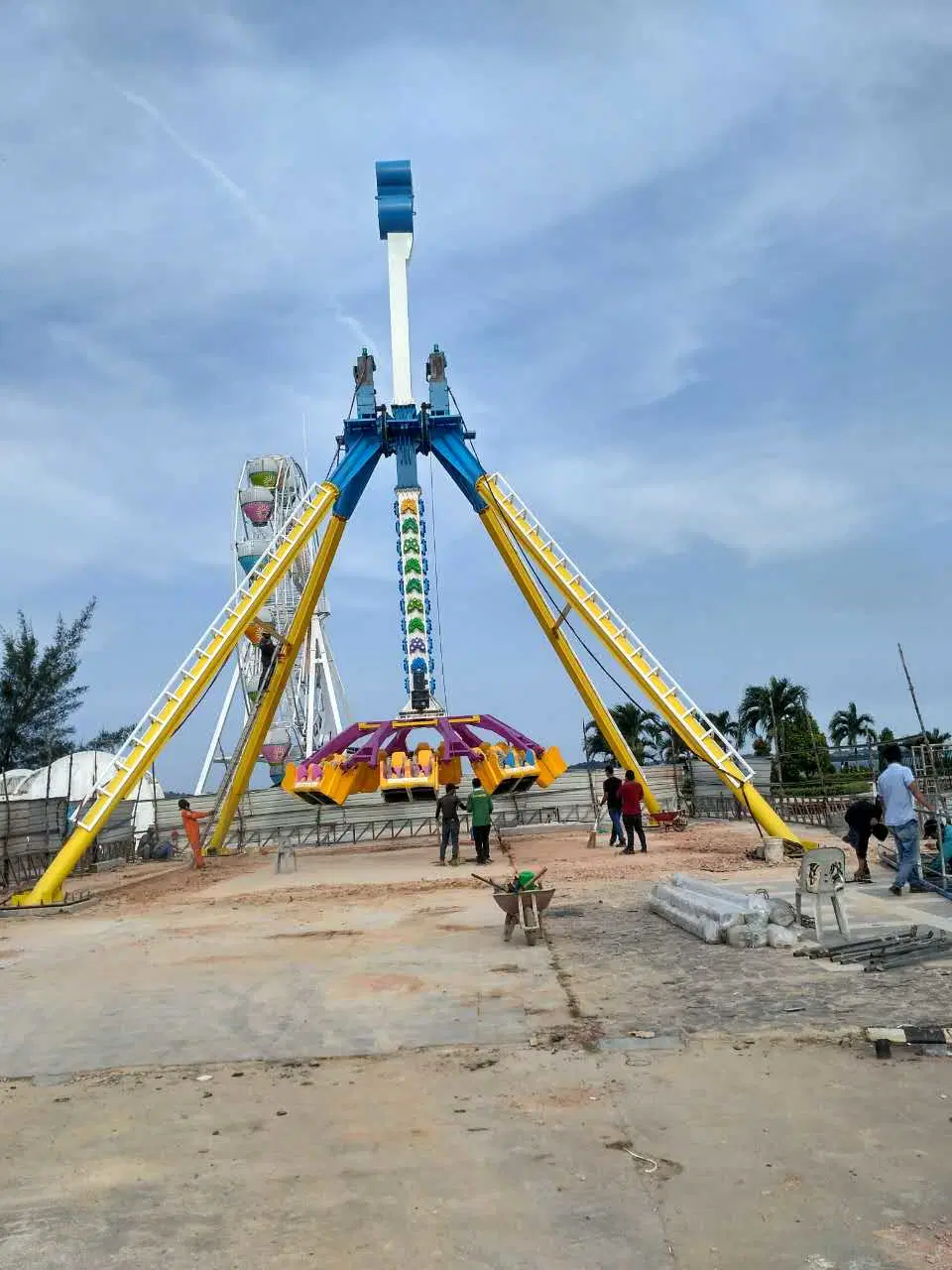 Parque infantil al aire libre 24 personas Flying Turtle Amusement Equipment