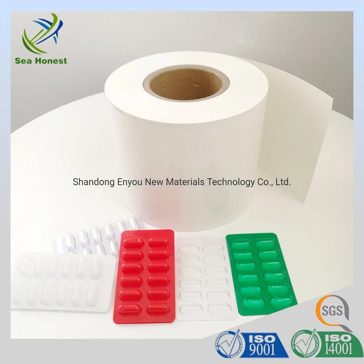 250 Micron Rolls White Plastic Sheet for Pharmaceutical Package