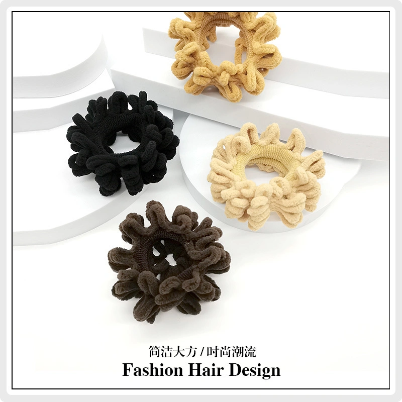 Fashion Jewelry Telephone Wire Velvet Large Intestine Hair Ring Hair Rope