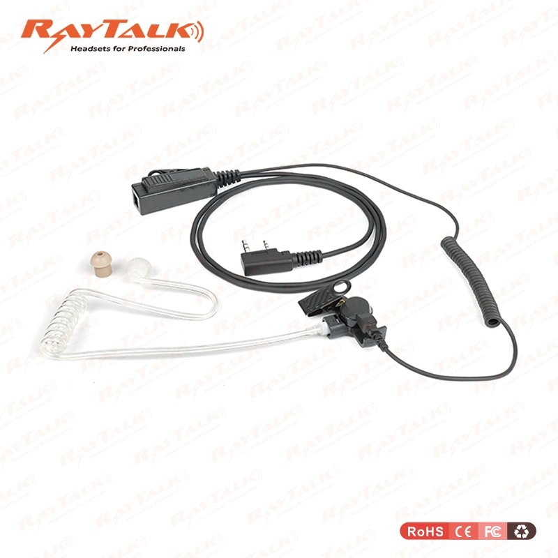 2 Wires Surveillance Acoustic Tube Earpiece for Motorola Dp1400, Cp140, Cp200