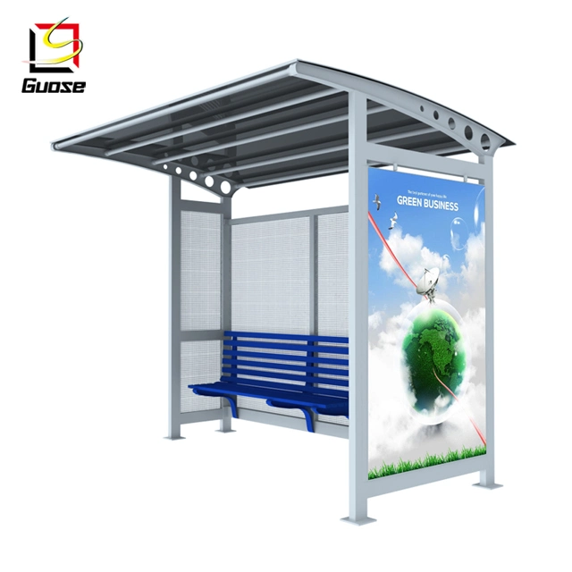 Street Furniture Outdoor Smoking Shelter Bus Stop Advertising Display