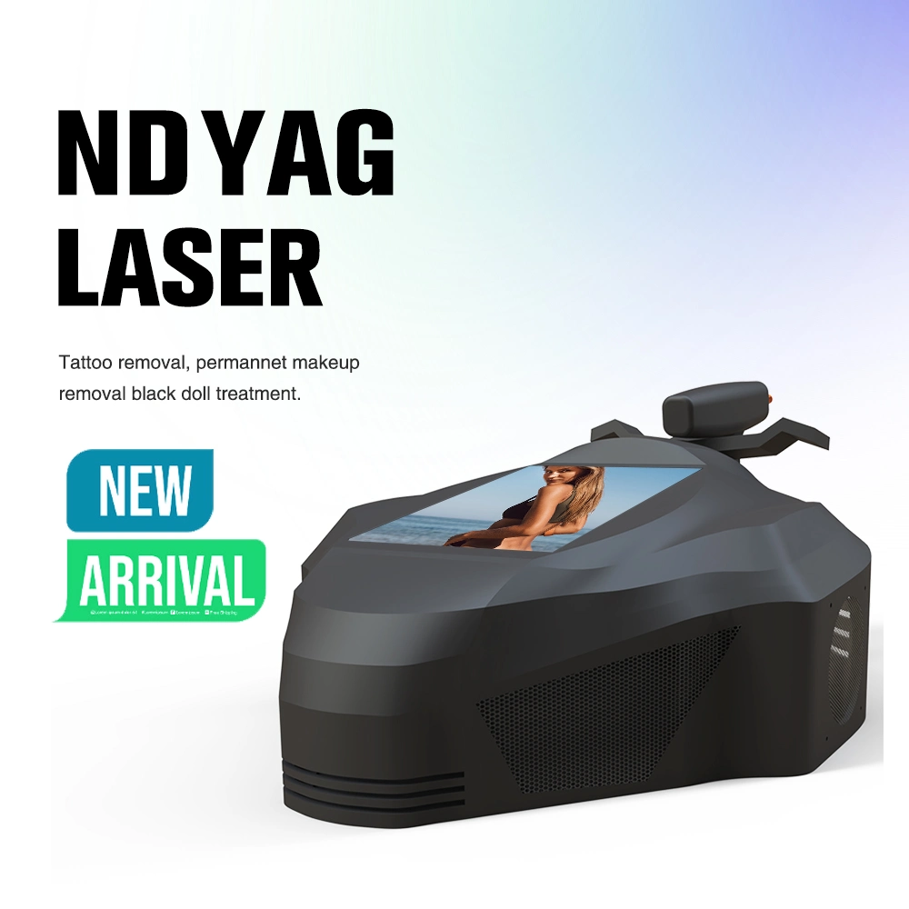 Neues Design FZZ Q geschaltet ND YAG Laser Tattoo Entfernung Beauty Machine Skin Rejuvenation Salon Gebrauch