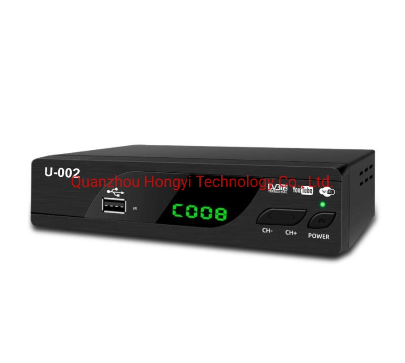 Großhandel/Lieferant DVB T2 MPEG4 H. 264 terrestrischer Empfänger Full HD USB Digital DVB-T2 Set-Top-Box