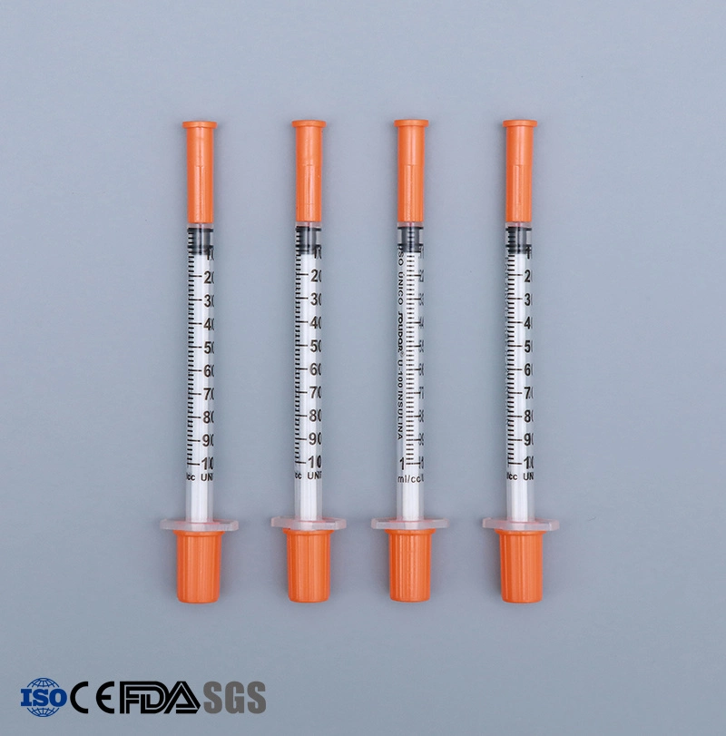 Disposable Insulin Syringe 1ml 0.3ml 0.5ml Ce&ISO