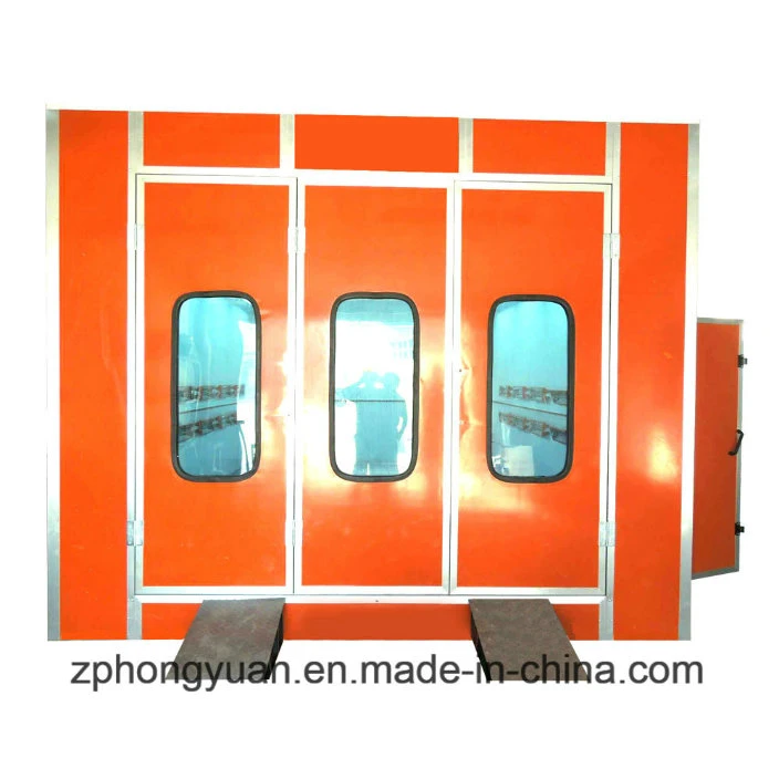 China Manufacturer Hongyuan Car Paint Oven Spray Booth with Italy Diesel Burner Tire Changer