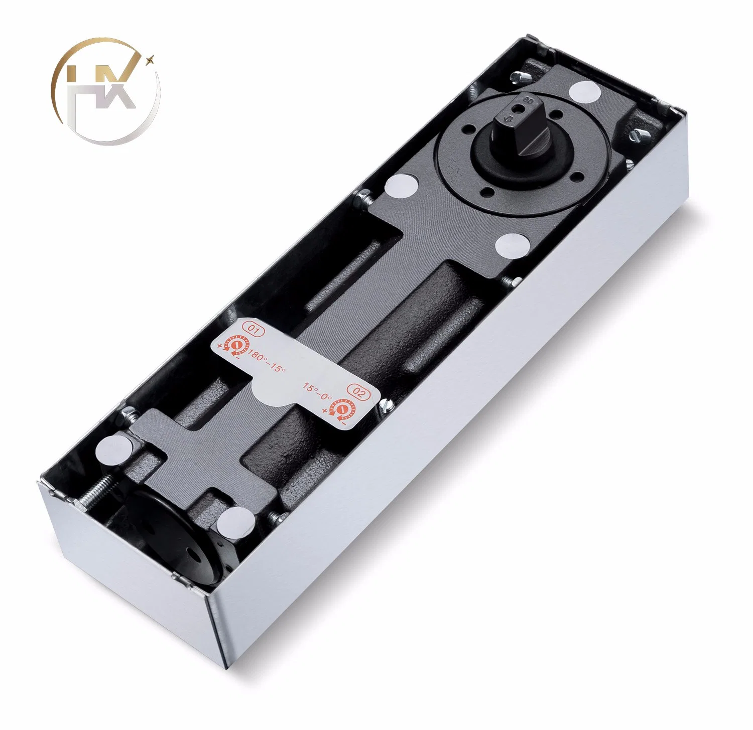 Glass Door Control Hardware High quality/High cost performance  Pressed Iron Sinlge Spring Floor Hinge