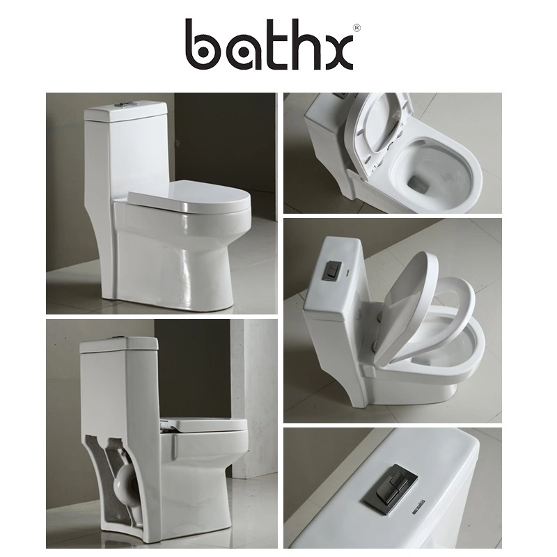 Bathroom Ceramics Sanitary Wares Dual Flushing System with Toilet Seat Water Closet Muslim Fashion Toilet (PL-3812)