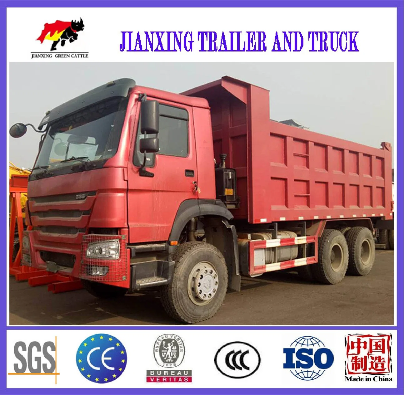 6*4 Dump Truck Brand New Loading Earthwork Gravel Bulk Cargo