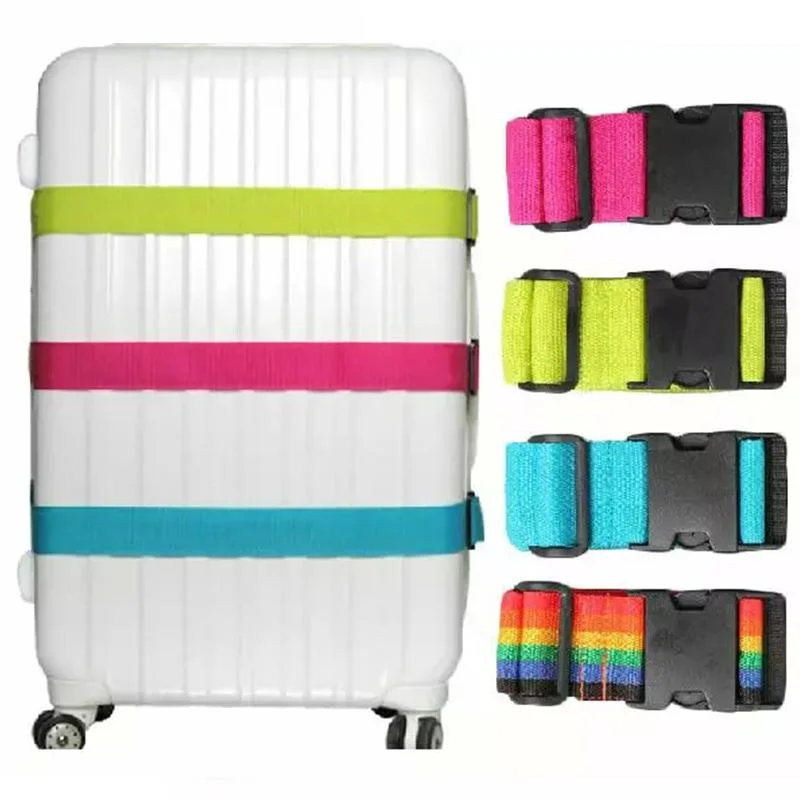 Adjustable Travel Luggage Belt Custom Logo Personalized Nylon Luggage Strap