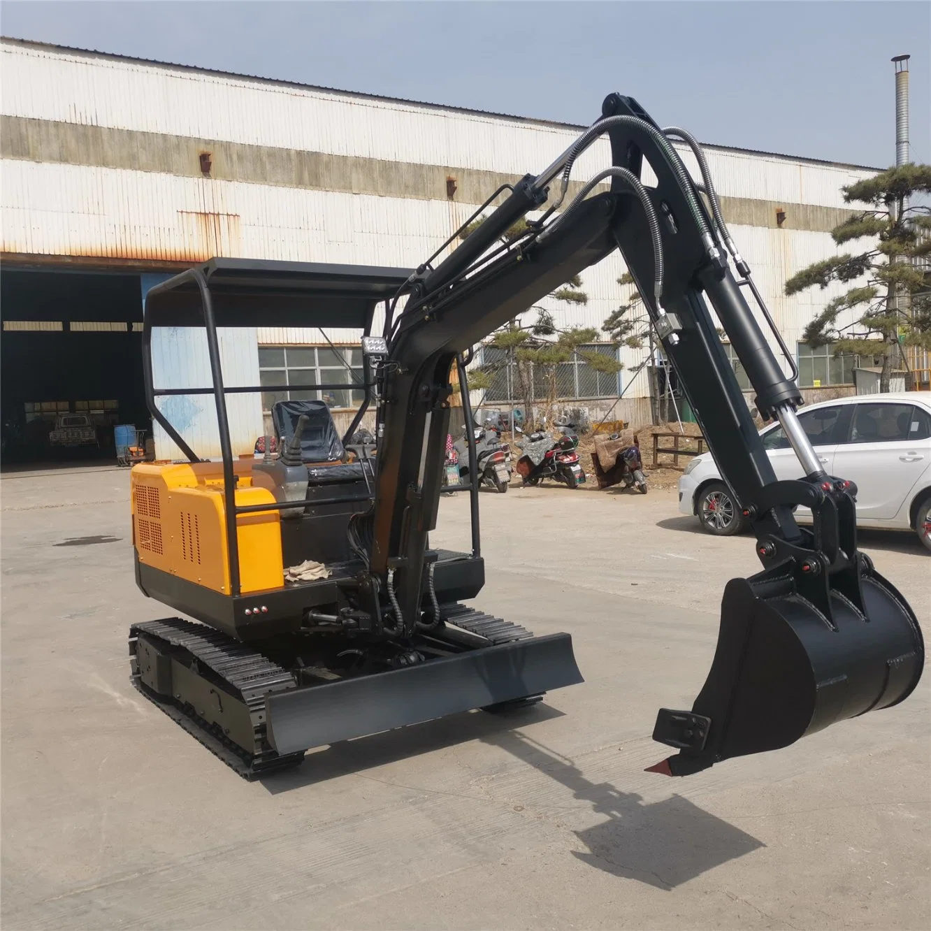 EPA CE China fábrica hidráulica 0,8ton a 6 toneladas pequeño Excavadora hidráulica de Construcción Mini barata para la Venta