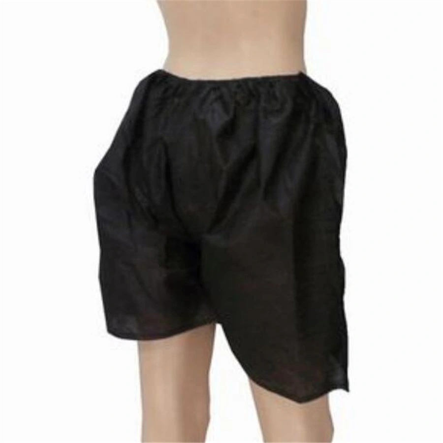 Examen desechable Boxer Shorts no tejido Colonoscopy pantalones