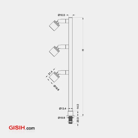 Energy Saving Mini 1W LED Under Cabinet Lamp Light for Jewelry Lighting /Watches Shop LC7317