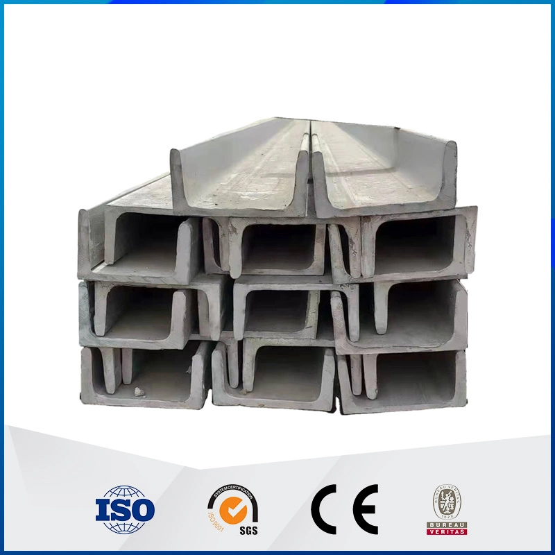 Hot Rolled S235IR S355jr A36 Ss400 Pfc CH Upe Upn JIS C-Shaped Steel U-Shaped Steel Channel Steel Price Galvanized Carbon Steel Channel Steel Production Plant