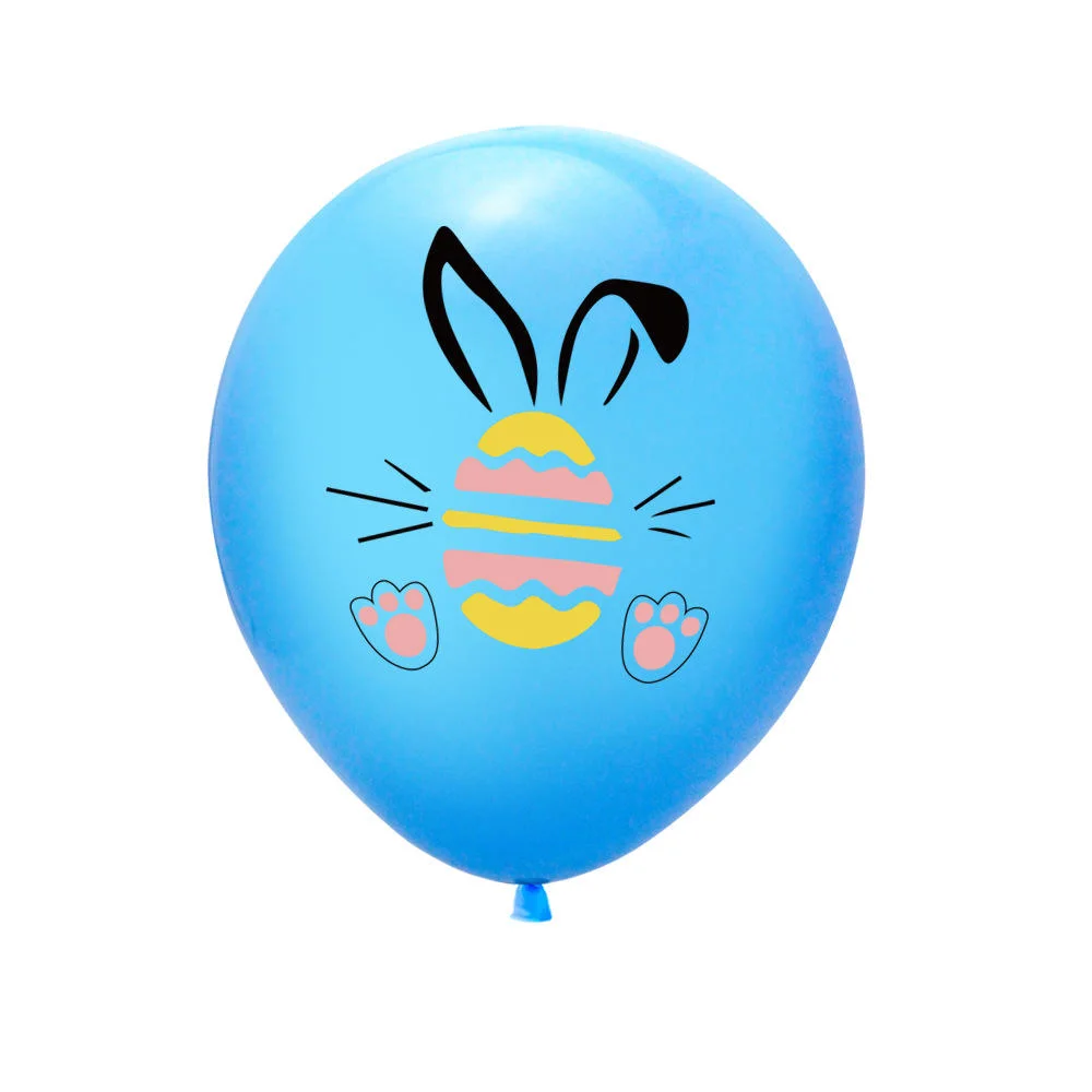 Vente chaude Fournitures de fête d'anniversaire Décoration suspendue Ballons en latex de lapin de 12 pouces.