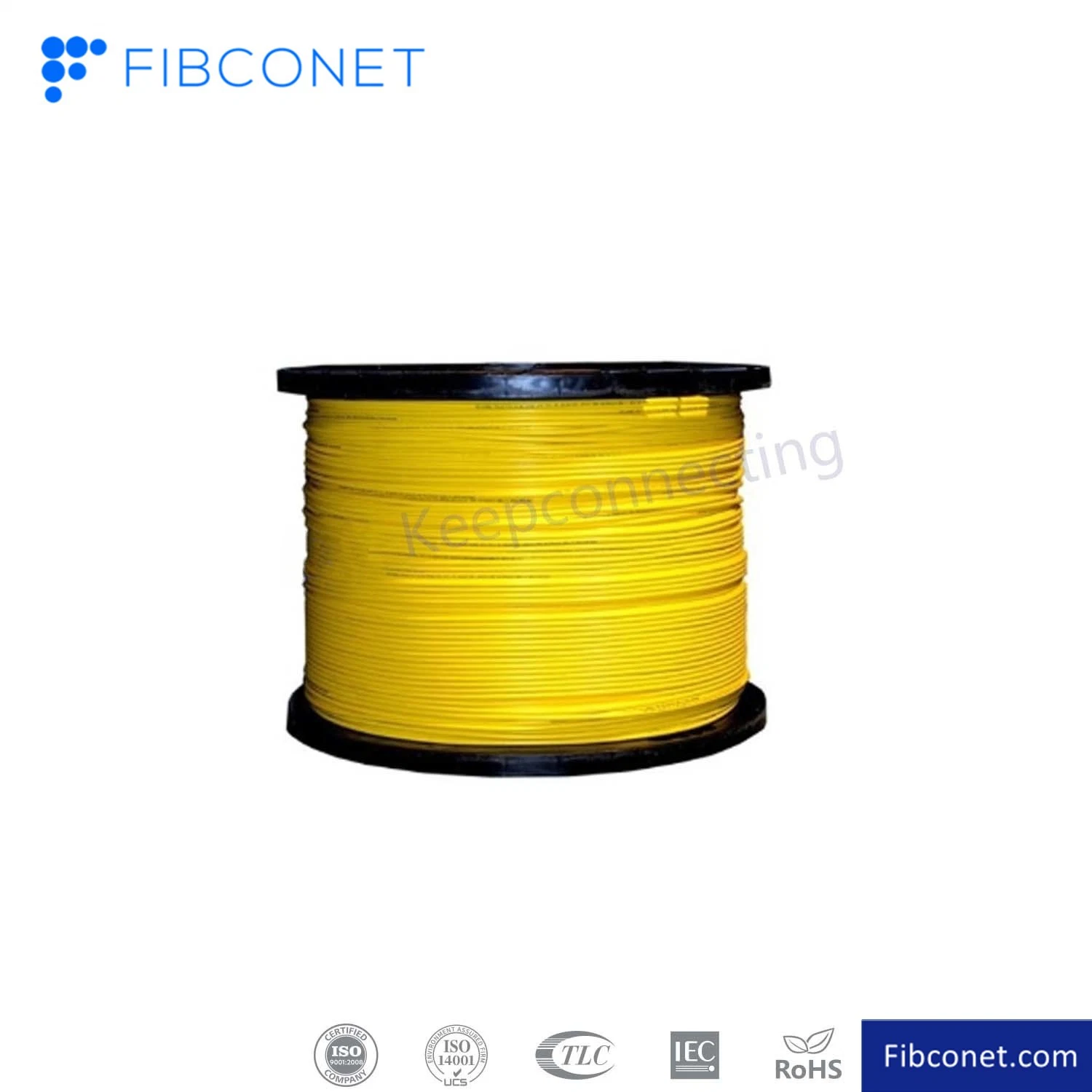 FTTH GJFJBV Duplex Flat Fig. 8 Zipcord Fiber Optic Cable Indoor LSZH Fiber Optic/Optical Cable