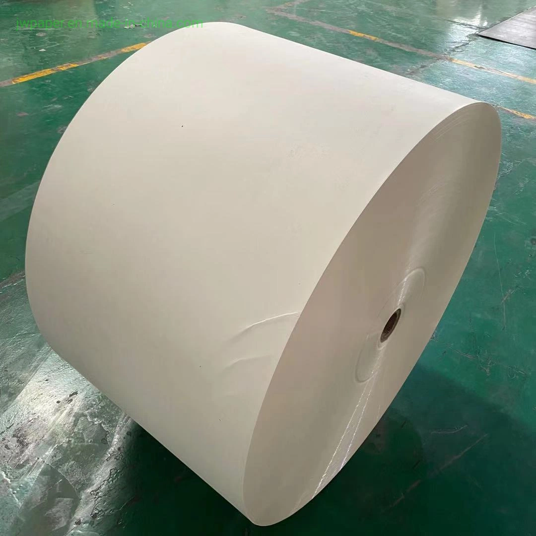 Rolo de papel revestido de PE branco de Papel de capa de matérias-primas