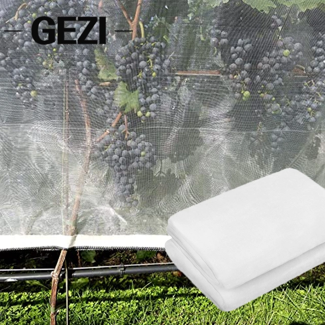 Fine Mesh White Fly Aphid Anti Resistant Barrier Nets Proof Screen Insect with Silver Silk for Tree