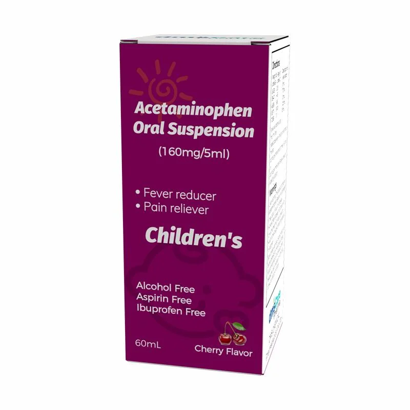 Acetaminophen/Paracetamol Suspension 160 Mg/5ml Western Medicines OEM Service