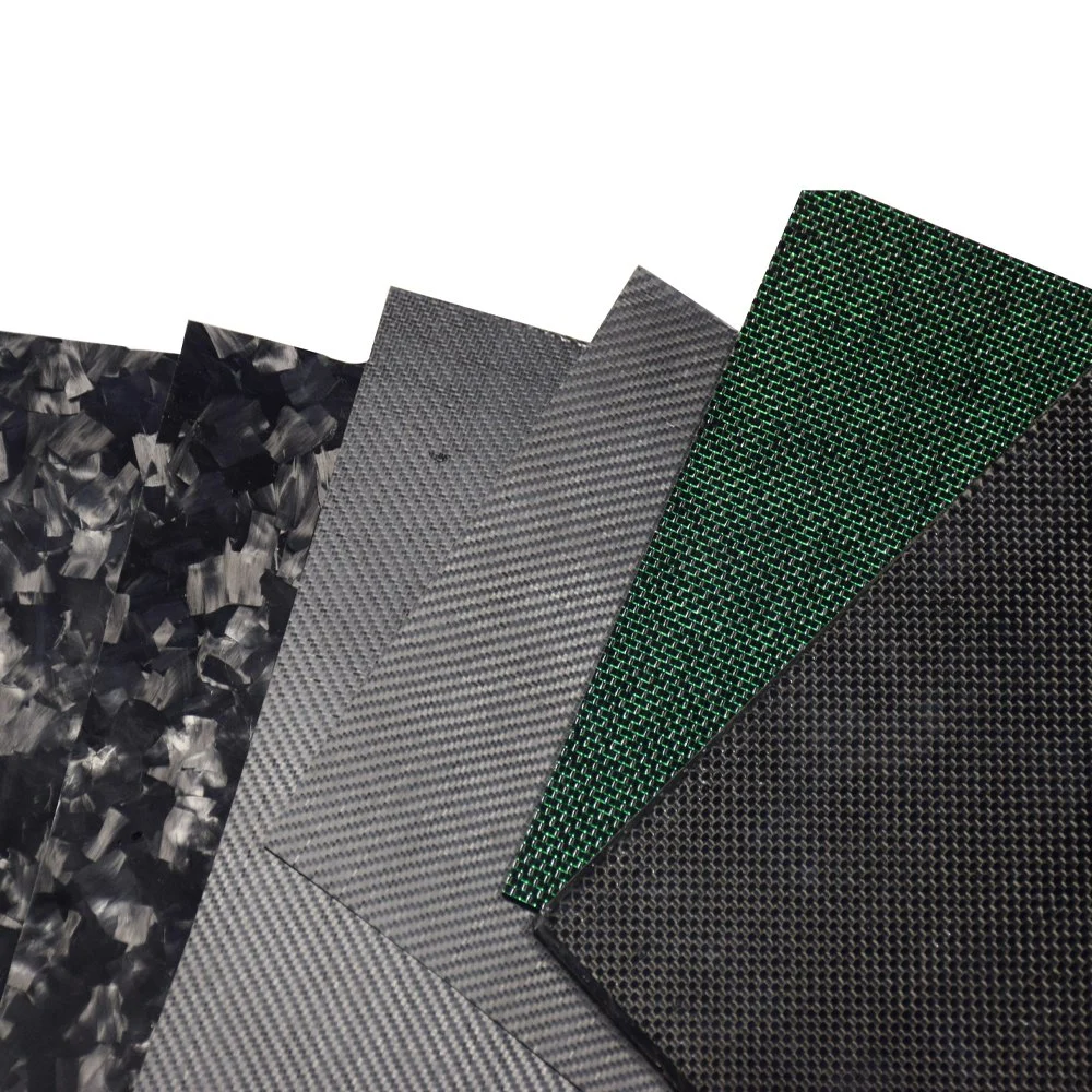 Fire Resistant Kev Lar Tow Carbon Fiber Cloth Sheet