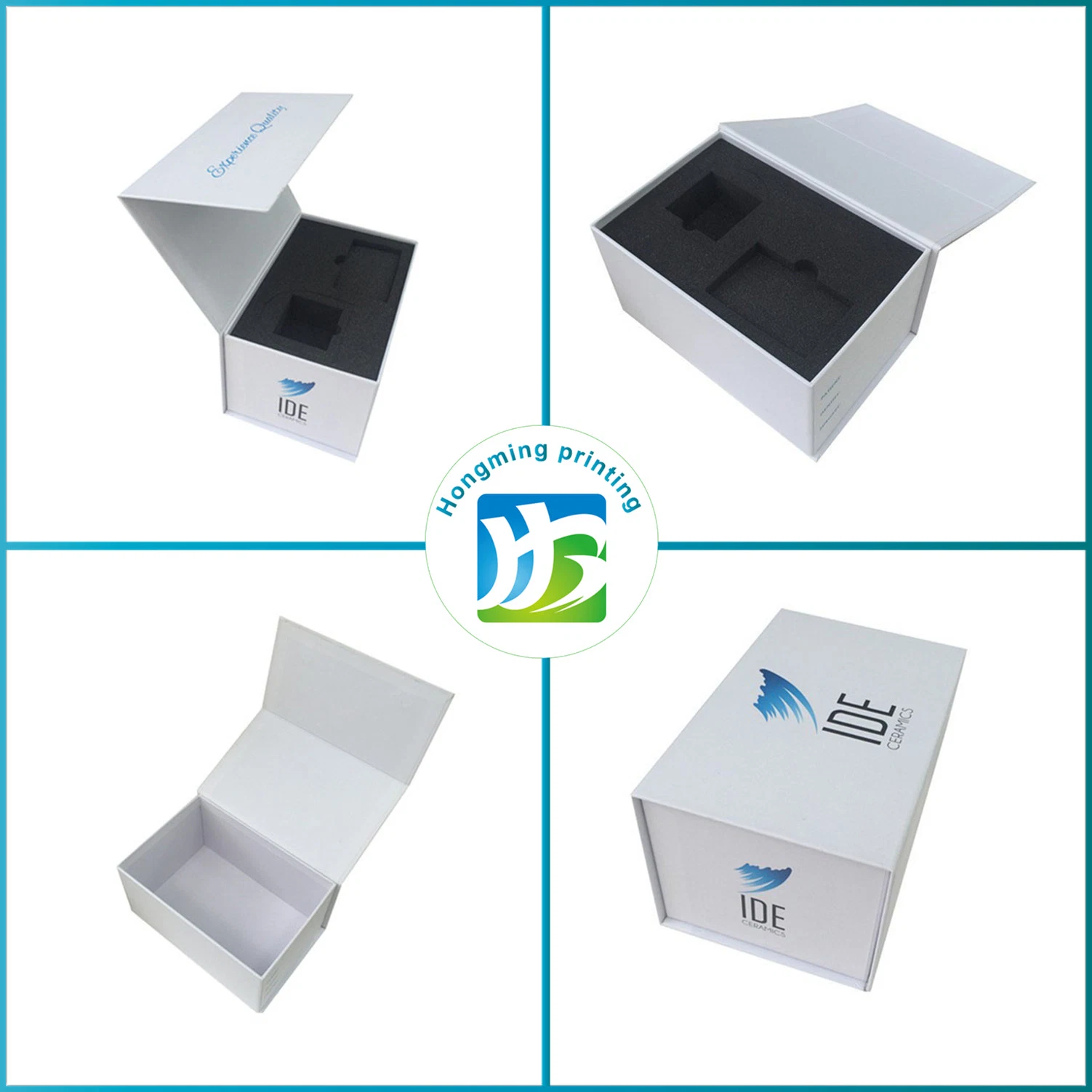 Luxury Foam Insert Magnetic Cardboard Gift Box Packaging