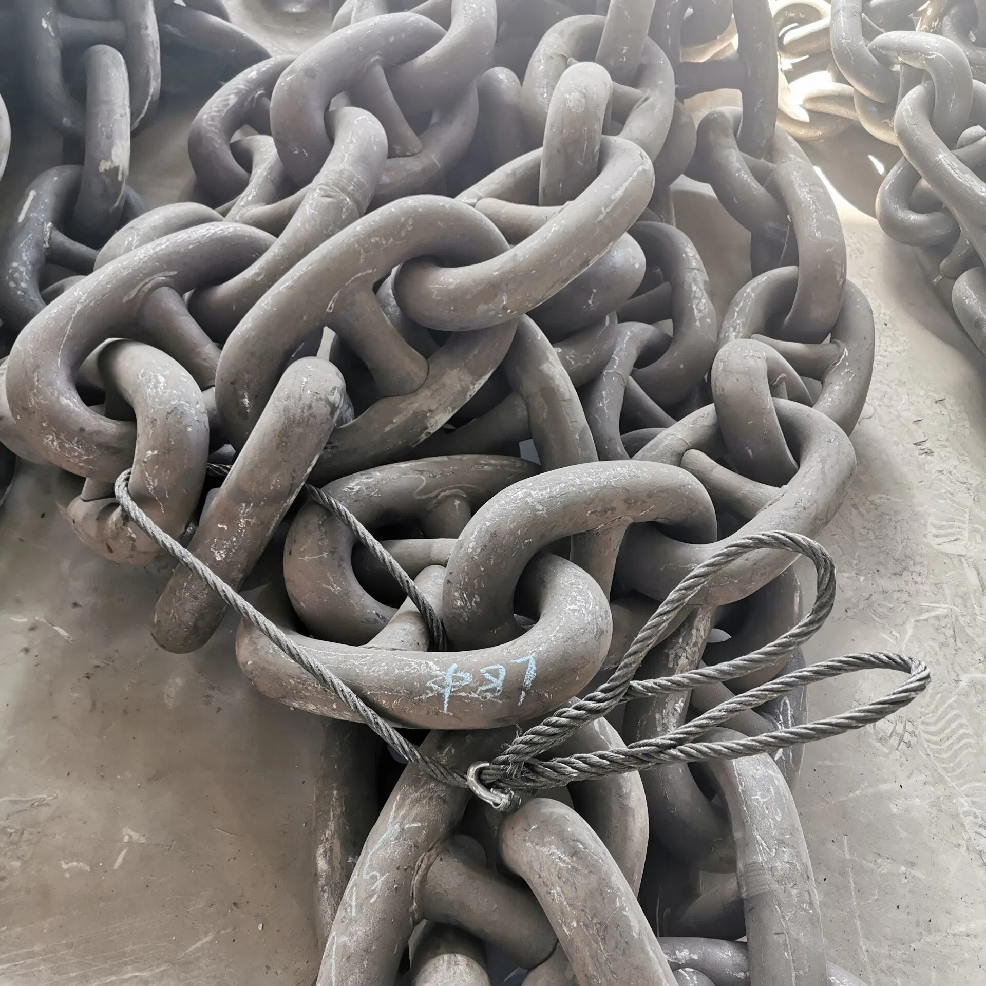 Grade 4 U4 Q4 Nv4 K4 Am4 Flash Butt Welded Anchor Chain