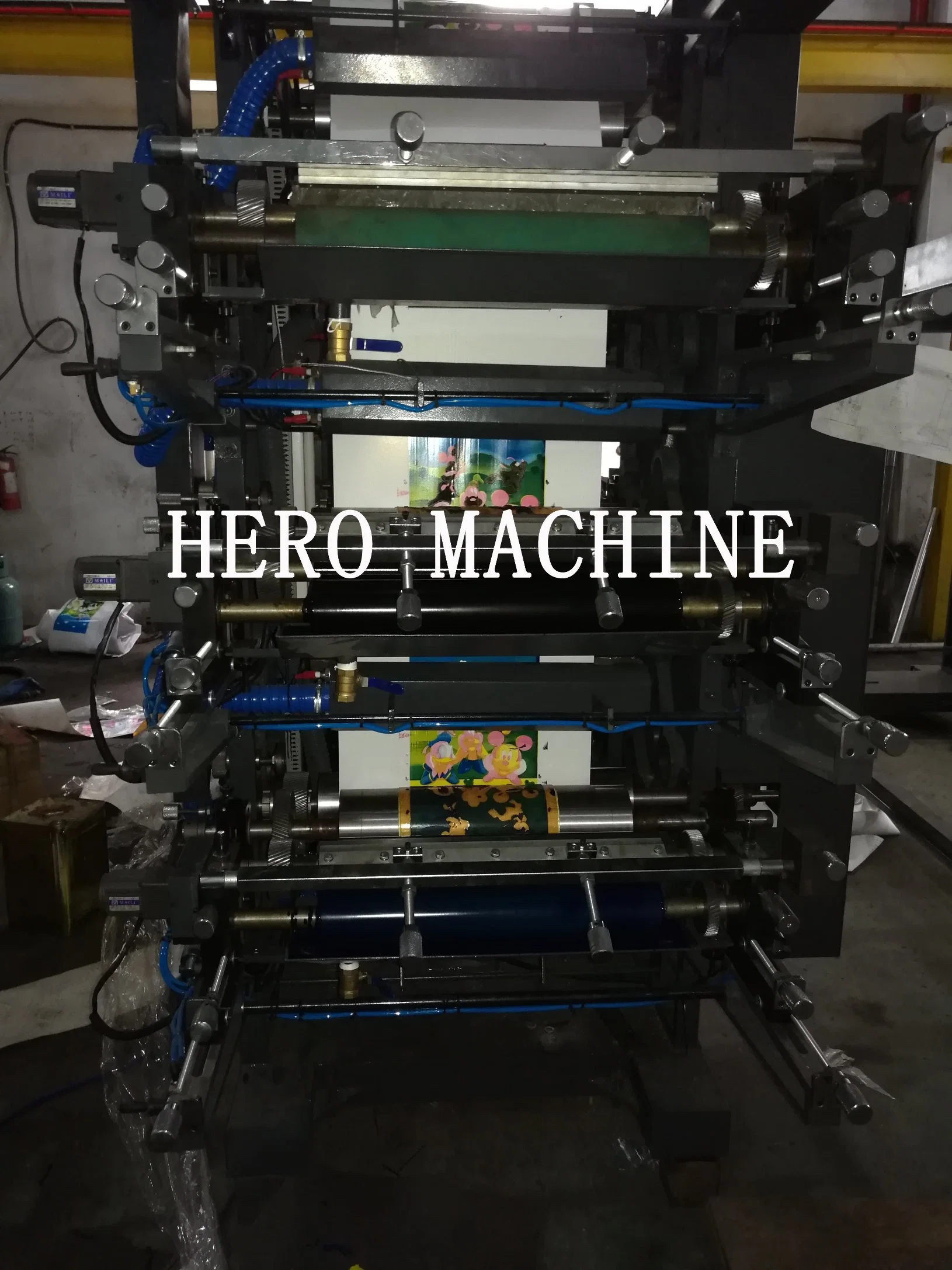 Stack Type Automatic High Speed 8 6 4 2 Colour Flexo Printing Press Machine